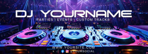 Professional Dj Banner Facebook Cover Photo Facebook-coverfoto template