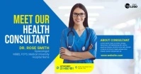 Professional Doctor Profile Facebook Shared Image template