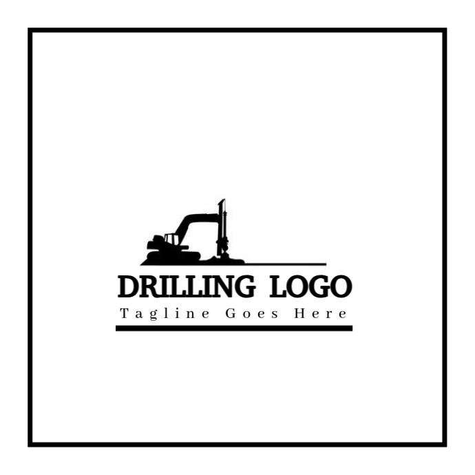 Professional Drilling Logo, Drilling Logo Design, Drilling Logo, Heavy ...