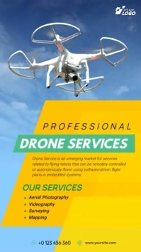 Professional Drone Service Ad Template Instagram Story