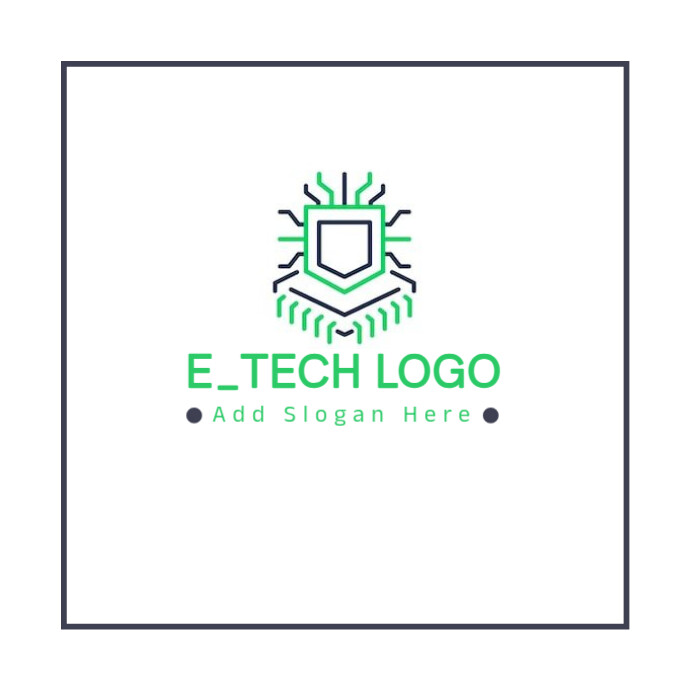 Plantilla de Professional E Tech Logo, E Tech Logo, It Logo, It Logo ...