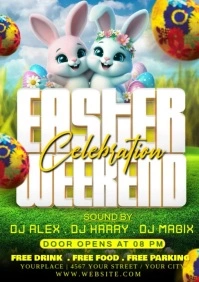 Professional Easter A3 template