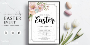 Professional Easter Eventbrite Banner template