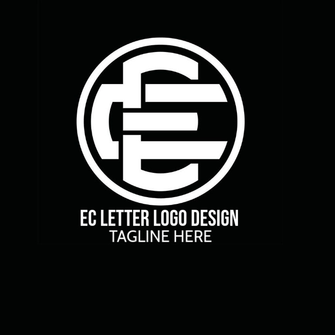 Professional Ec Letter Logo Design Logo template