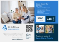 Professional Elder Care Professional Services Kartu Pos template