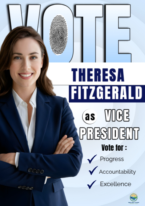 Copy of Professional Election Campaign Poster Template A4 printable ...