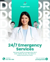 Professional Emergency Service Instagram Portrait template