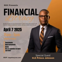 professional event flyer Square (1:1) template