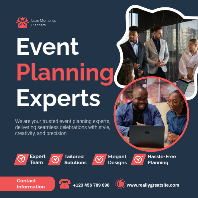 Professional Event Planning Services Flyer Template | PosterMyWall