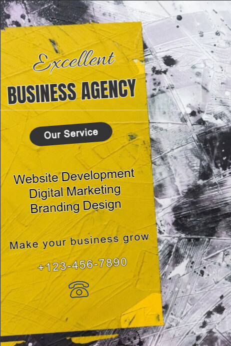 Professional Excelent Business Agency Poster 海报 template