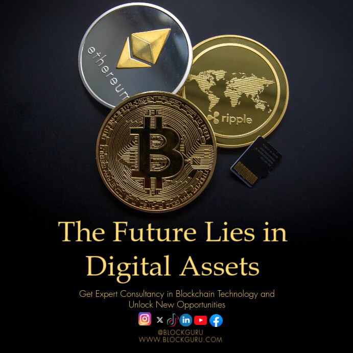 Professional Expert Consultancy In Blockchain Technology And Digital Assets Post Social Ad Instagram template