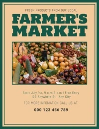 Professional Farmer's Market Flyer (us Letter) template