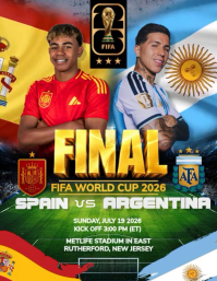 FIFA World Cup Final ใบปลิว Template