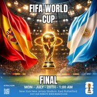 FIFA World Cup Final Post Instagram Template