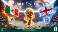 Professional FIFA World Cup Match Presentation Video Présentation (16:9) template