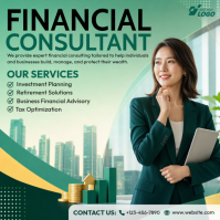 Financial Consulting Instagram-opslag Template