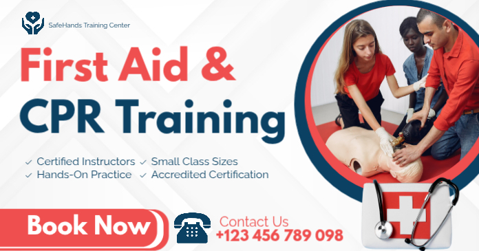 First Aid And Cpr Training Template | PosterMyWall