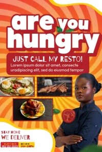 Professional Food Menu  Poster Plakat template
