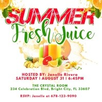 Professional Fresh Juice Instagram Post template