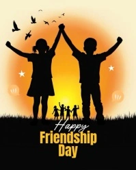 Professional Friendship Day Instagram Portrait template