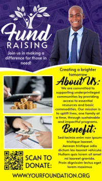 Professional Fundraising  Instagram Story template