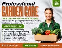 Professional Gardening Care Ulotka (US Letter) template
