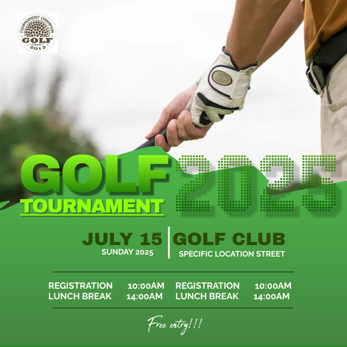 Professional Golf Instagram Post Template | PosterMyWall