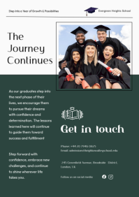 Professional Graduation Newsletter A4 template - Page 5