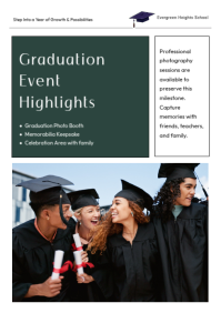 Professional Graduation Newsletter A4 template - Page 4
