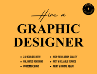 Oranje Graphic Design Services Volantino Template