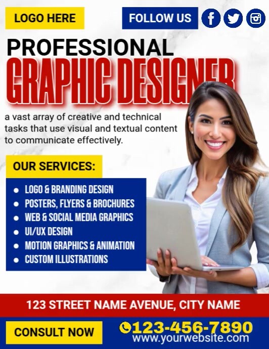 Code Designer Ad Professional Graphic Designer Ads Template | PosterMyWall