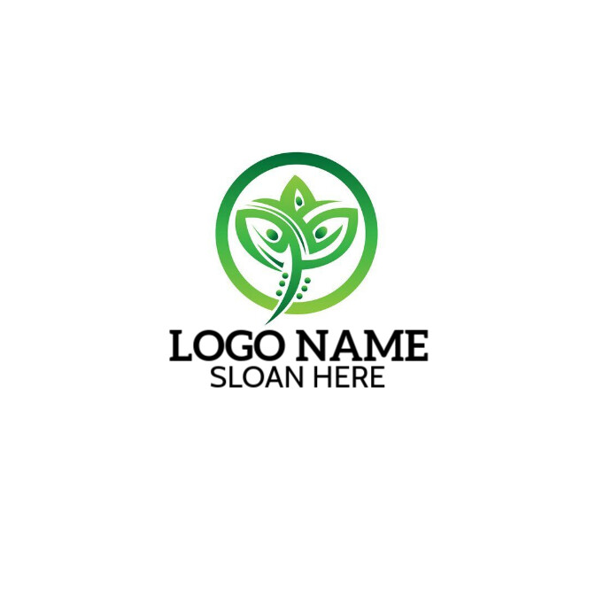 Professional Green Leaf Logo Logo Template | PosterMyWall