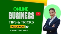 Professional Green  Youtube Thumbnail template