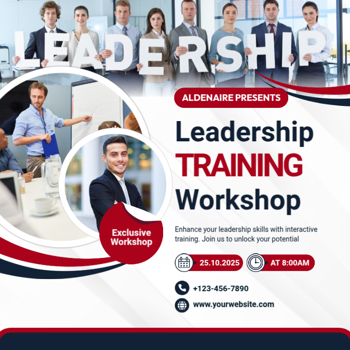 Leadership Training Workshop Template | PosterMyWall