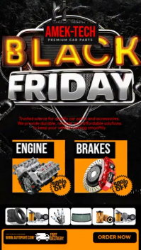 Professional Grunge Black Friday Template Instagram Story