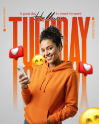 Professional Hallo Tuesday  Instagram Portrait template