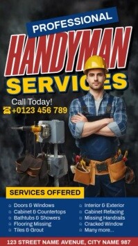 Professional Handyman Services Instagram Reel template
