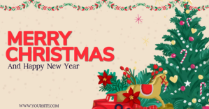 Professional Happy Christmas Wish Facebook Event Cover template
