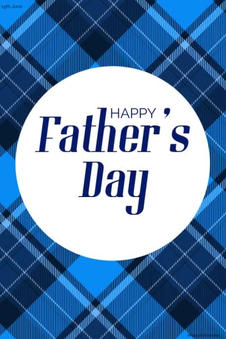 Professional Happy Father's Day Design  Poster Plakkaat template