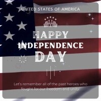 Professional Happy Independence Day  Instagram Post template