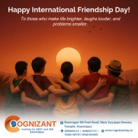 Professional Happy International Friendship Day! Instagram Post template