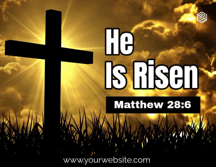 Professional He Is Risen Flyer (us Letter) Template | PosterMyWall