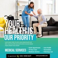 Professional Health Care Service Instagram Post template