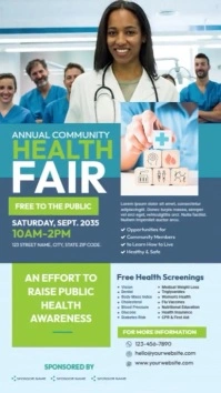 Professional Health Fair Instagram Story template