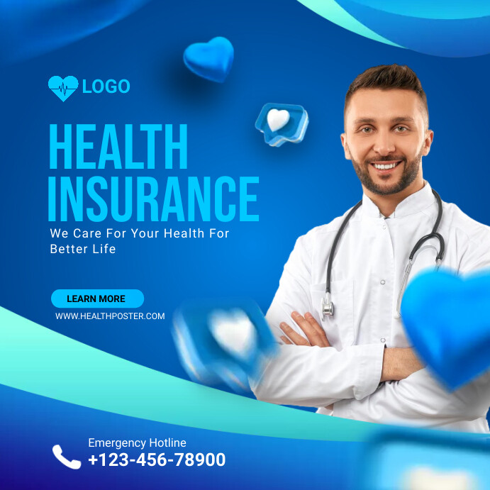 Copy of Professional Health Insurance Instagram Post | PosterMyWall