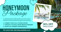 Professional Honeymoon Package Template Design Facebook Ad