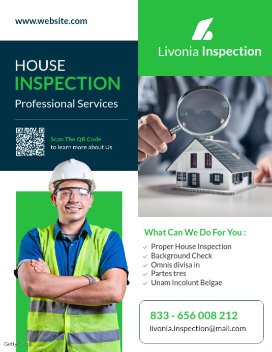 Random Inspection Flyer Copy of Professional House Inspection Services Professional Services ...