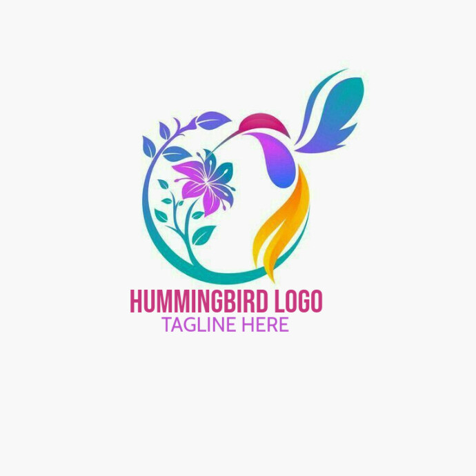 Professional Hummingbird Spot Logo Design Logo Logótipo template