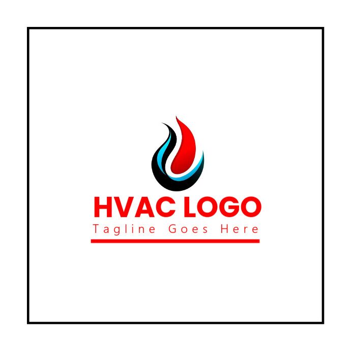 Professional Hvac Logo, Hvac Logo, Hvac Logo Design, Hvac Logo Template, Smart Hvac Logo, Heating An