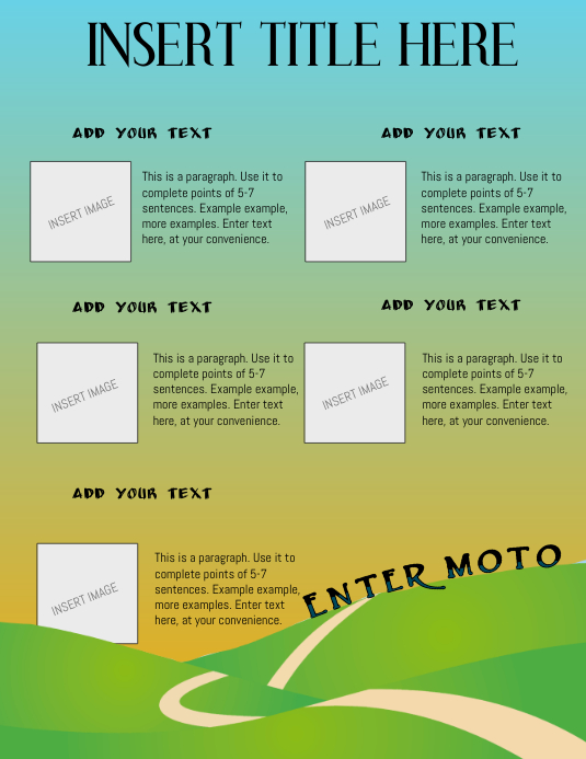 Professional Informational Poster Template PosterMyWall
